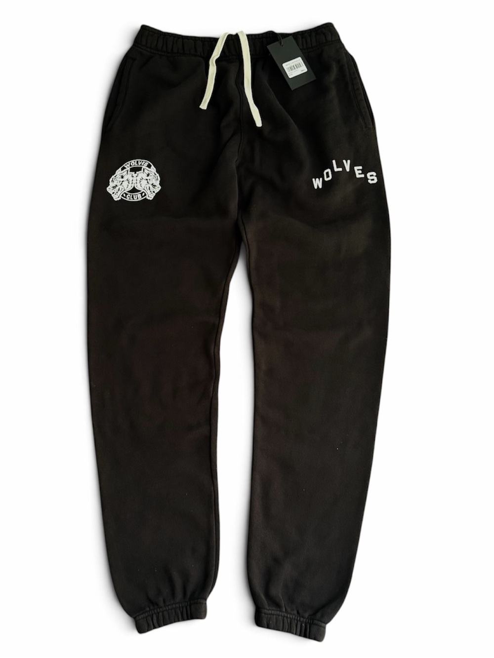 Darc Sport SHE Wolves Club Pyramid Post Lounge Sweatpants Black S NWT